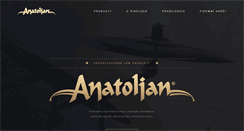 Desktop Screenshot of anatolian.sk